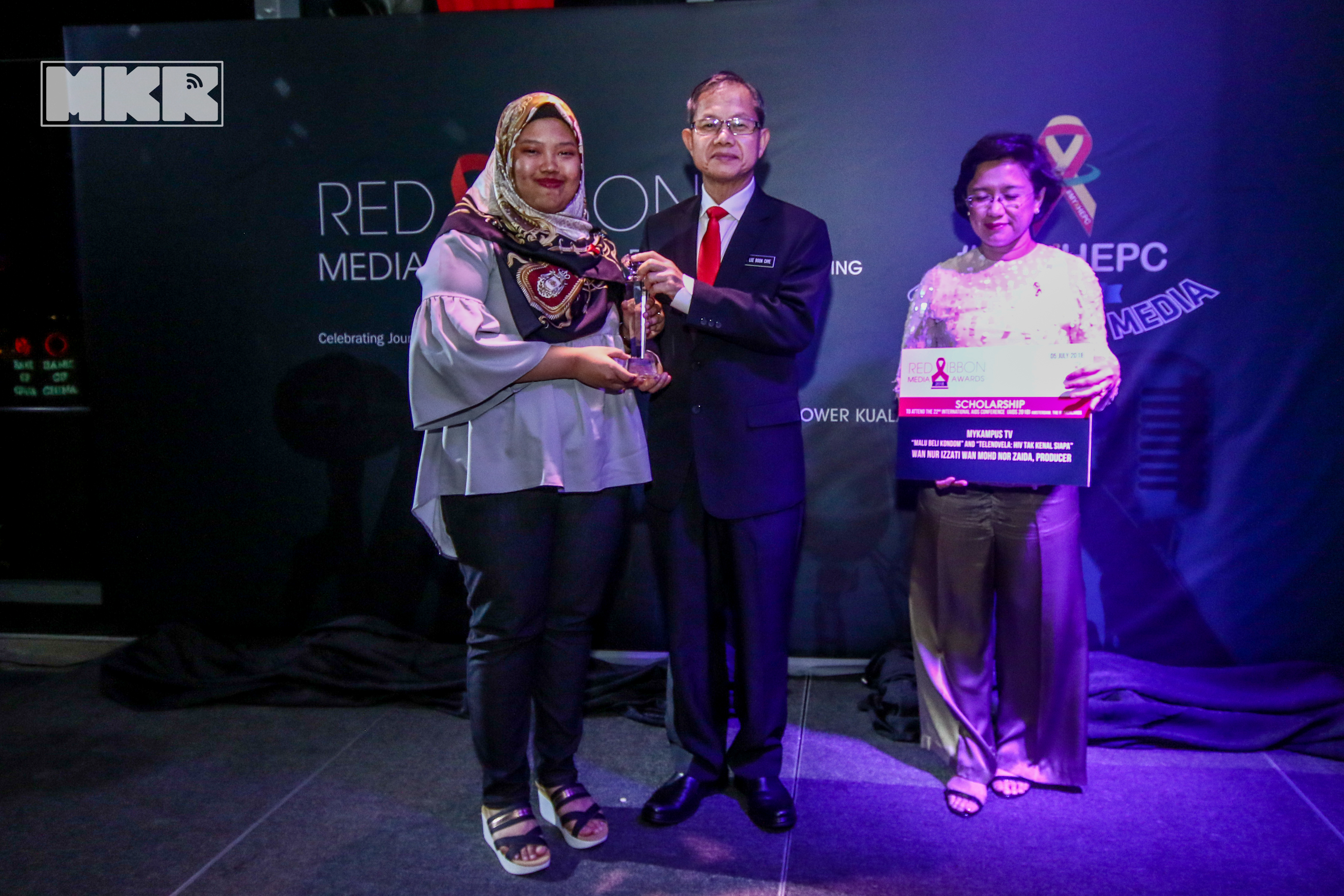 Red Ribbon Media Award 2018 : MKR menang “Web Based Media Achievement”